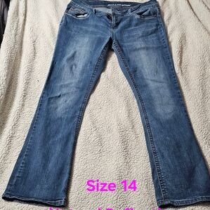 Natural Reflections Women's Classic Blue Flare Jeans